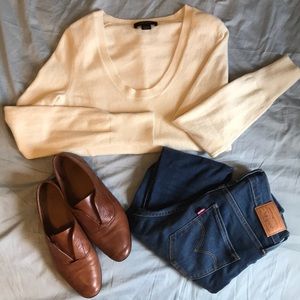 Perfect Cream Cashmere Sweater